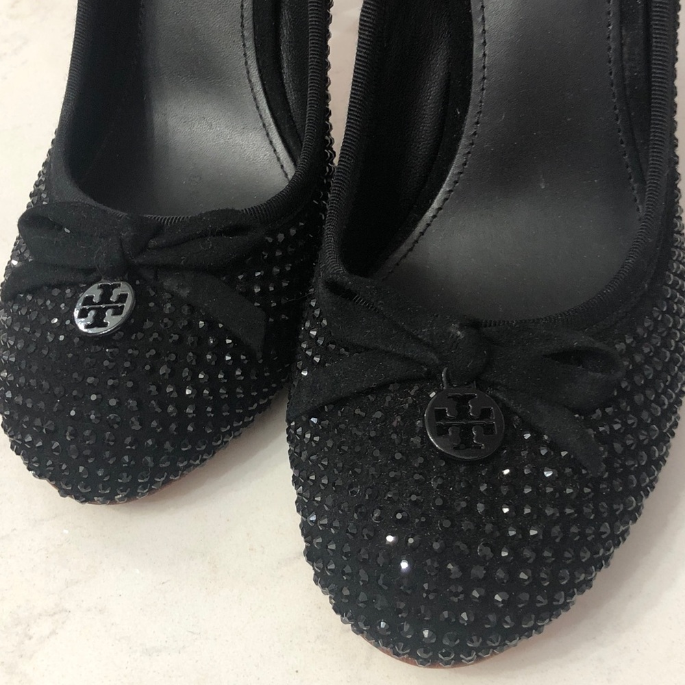 Tory Burch black women sequin Heels - Picture 9 of 16